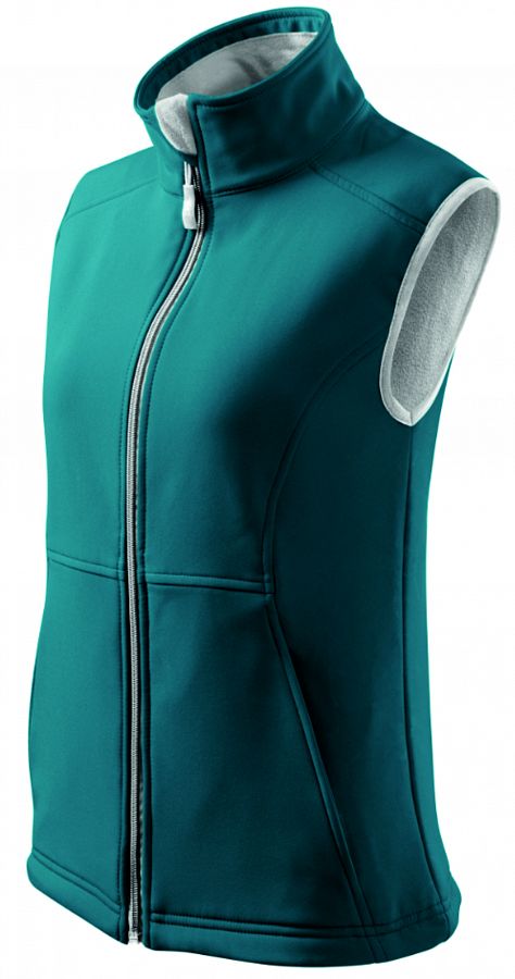 Dámská vesta softshell VISION 516 tmavý tyrkys